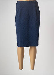 Jupe mi-longue taille haute bleu DAMART femme