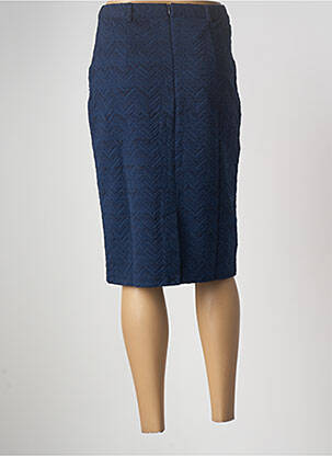 Jupe mi-longue stretch bleu DAMART femme