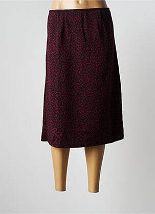 Jupe mi-longue taille normale rouge DAMART femme