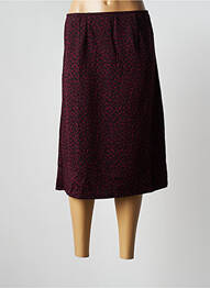 Jupe mi-longue taille normale rouge DAMART femme
