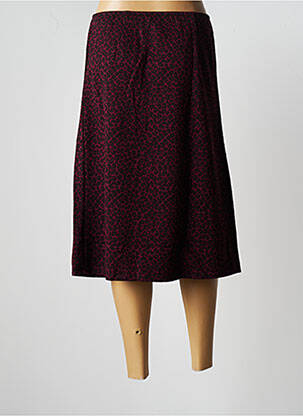 Jupe mi-longue taille normale rouge DAMART femme