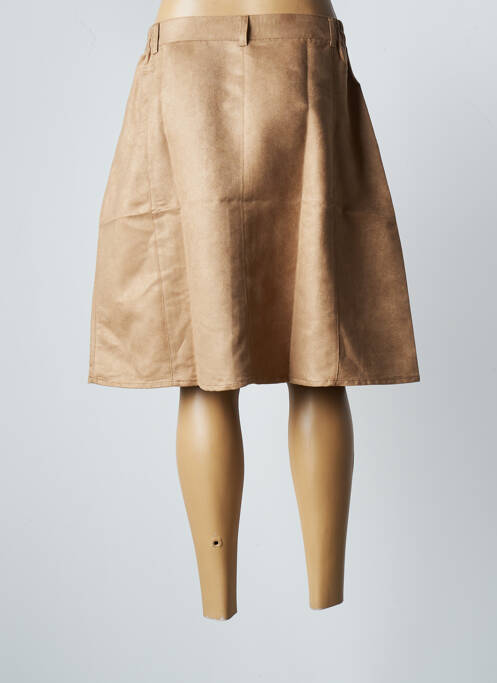 Jupe mi-longue marron DAMART pour femme