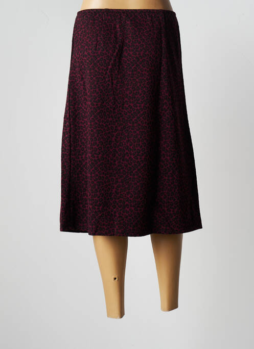 Jupe mi-longue rouge DAMART pour femme