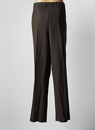 Pantalon droit tissage chiné taille normale marron DAMART homme