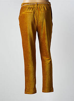 Pantalon chino taille normale taille normale jaune BONOBO femme