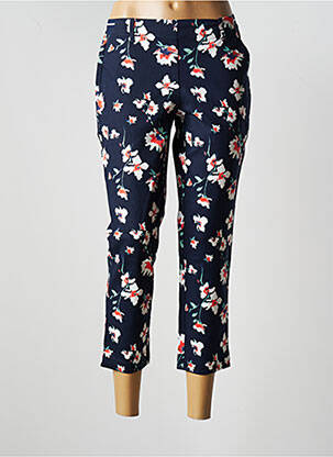 Pantalon 7/8 tissage popeline bleu DAMART femme