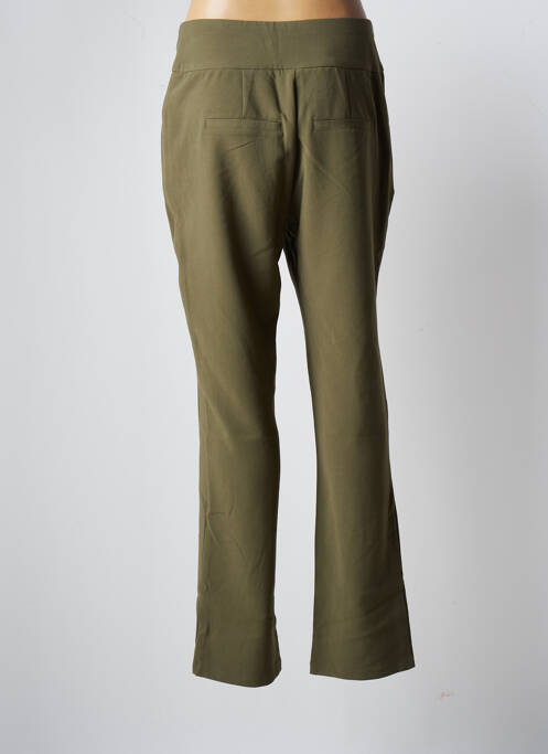 Pantalon droit taille haute taille haute vert DAMART femme