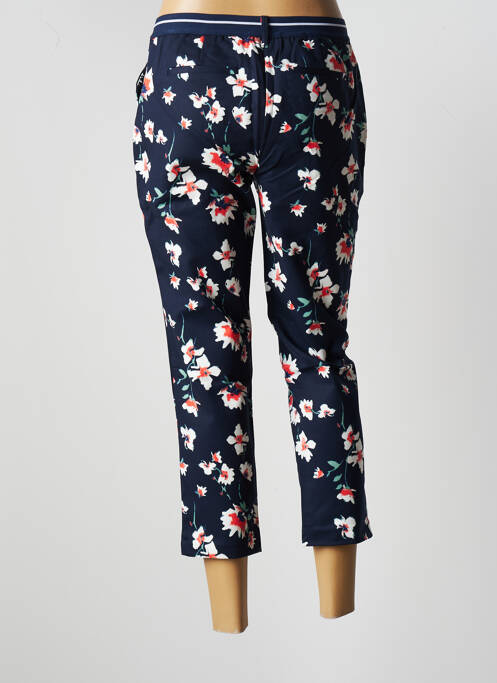Pantalon 7/8 tissage popeline bleu DAMART femme