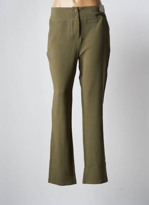 Pantalon droit vert DAMART pour femme