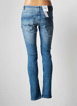 Jeans coupe slim effet usé délavé taille normale bleu BONOBO JEANS femme