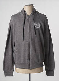 Veste casual resserrée sur le bas gris JEAN-LOUIS SCHERRER homme