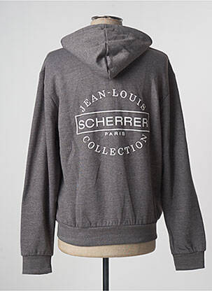 Veste casual resserrée sur le bas gris JEAN-LOUIS SCHERRER homme