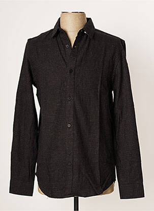 Chemise manches longues manches longues gris LIBERTO homme