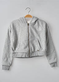 Veste casual col rond gris CREEKS femme