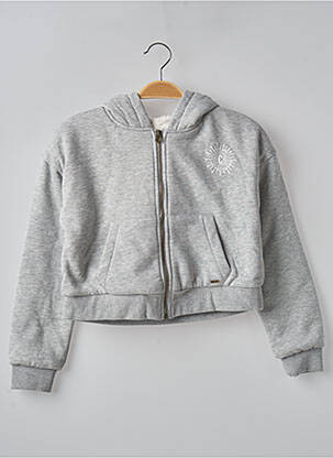 Veste casual col rond gris CREEKS femme
