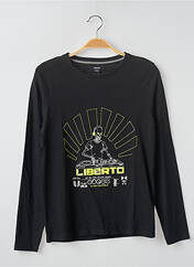 T-shirt noir LIBERTO pour garçon seconde vue