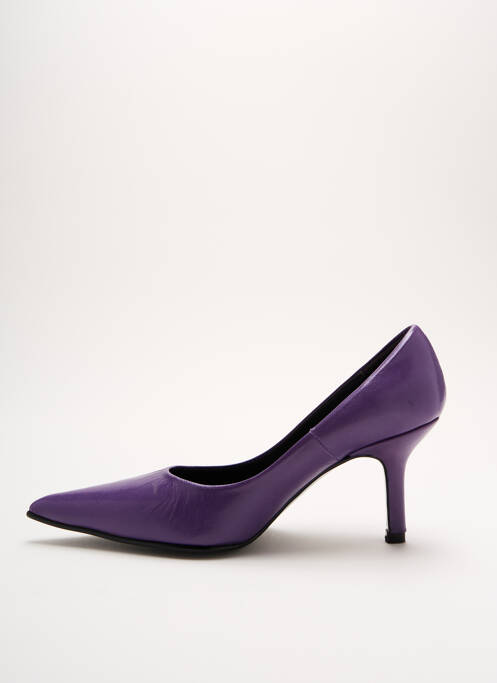 Escarpins violet YVES DE BEAUMOND pour femme