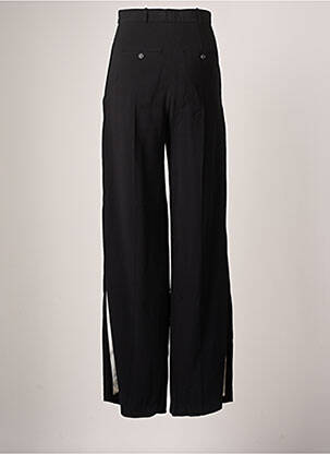 Pantalon large taille à pinces taille haute noir BURBERRY femme