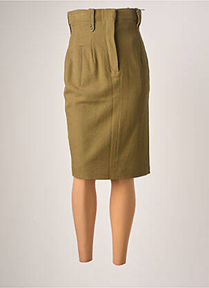 Jupe mi-longue taille à pinces vert PAUL SMITH femme