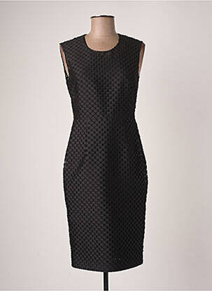 Robe mi-longue sans manche sans manche noir BURBERRY femme