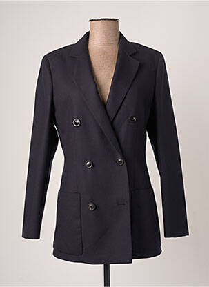 Blazer poches bleu AGNONA femme