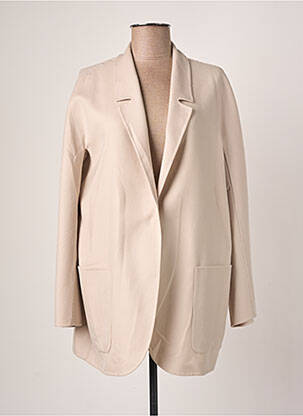 Blazer poches beige AGNONA femme