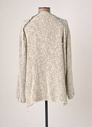 Gilet manches longues col rond gris IRO femme