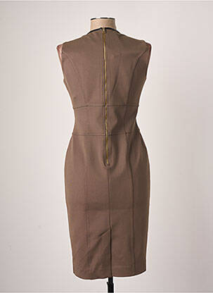 Robe mi-longue sans manche sans manche vert BURBERRY femme