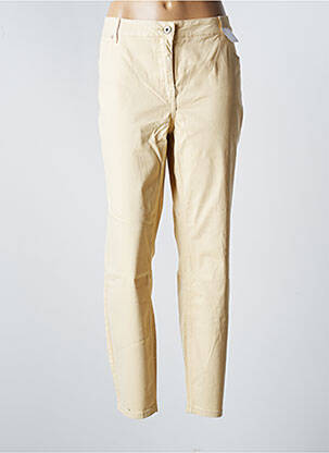Pantalon droit beige COPENHAGEN pour femme