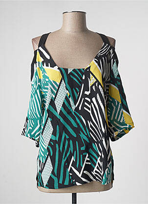 Blouse manches 3/4 manches 3/4 noir MADO ET LES AUTRES femme