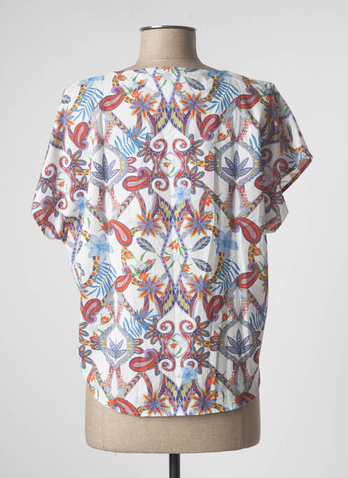 Blouse blanc LA CIBLE ROUGE pour femme