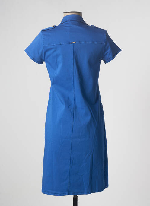 Robe mi-longue bleu PAUL BRIAL pour femme