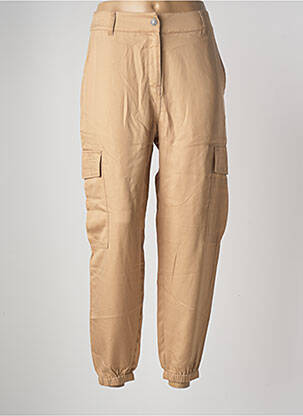 Pantalon cargo taille haute taille haute beige LEE COOPER femme