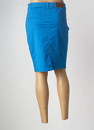 Jupe mi-longue stretch bleu PAUL BRIAL femme