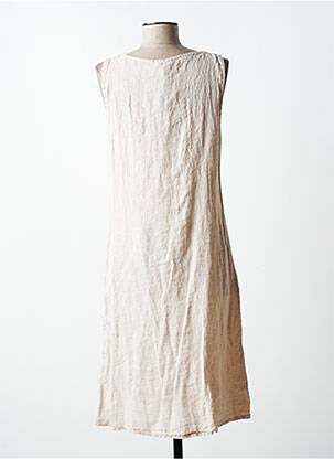 Robe mi-longue sans manche sans manche rose QUATTRO femme