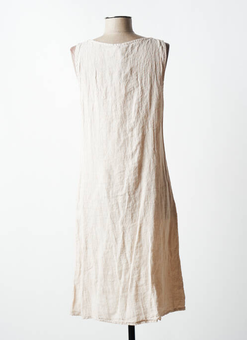 Robe mi-longue rose QUATTRO pour femme