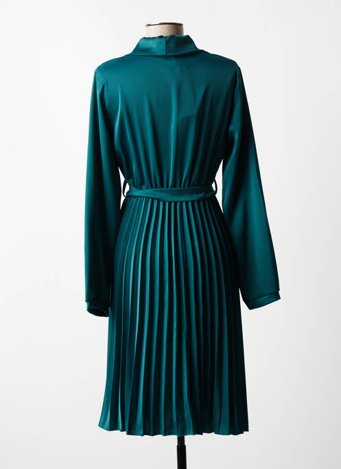 Robe mi-longue vert QUATTRO pour femme