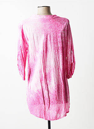 Blouse imprimé fleurs manches 3/4 rose QUATTRO femme