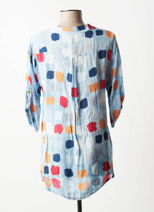 Blouse bleu QUATTRO pour femme