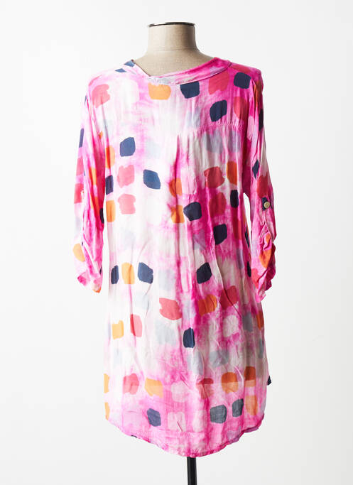 Blouse rose QUATTRO pour femme