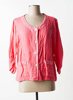 Chemisier coupe fluide manches longues rose QUATTRO femme