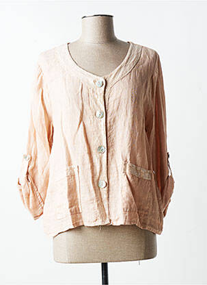 Veste casual poches beige QUATTRO femme
