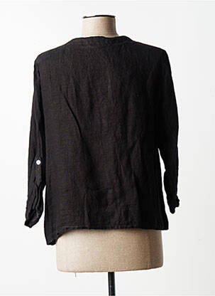 Veste casual col rond noir QUATTRO femme