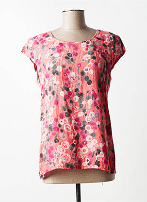 Top manches courtes manches courtes rose QUATTRO femme