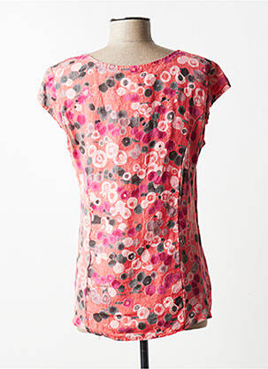 Top manches courtes manches courtes rose QUATTRO femme