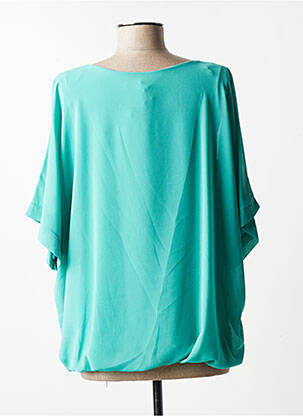 Blouse manches courtes manches courtes vert QUATTRO femme