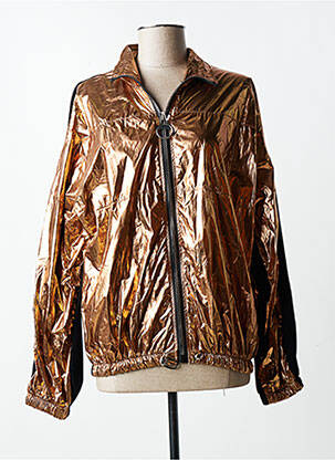Coupe-vent manches longues sans capuche orange C.MISSARO femme