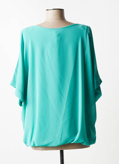 Blouse manches courtes manches courtes vert QUATTRO femme