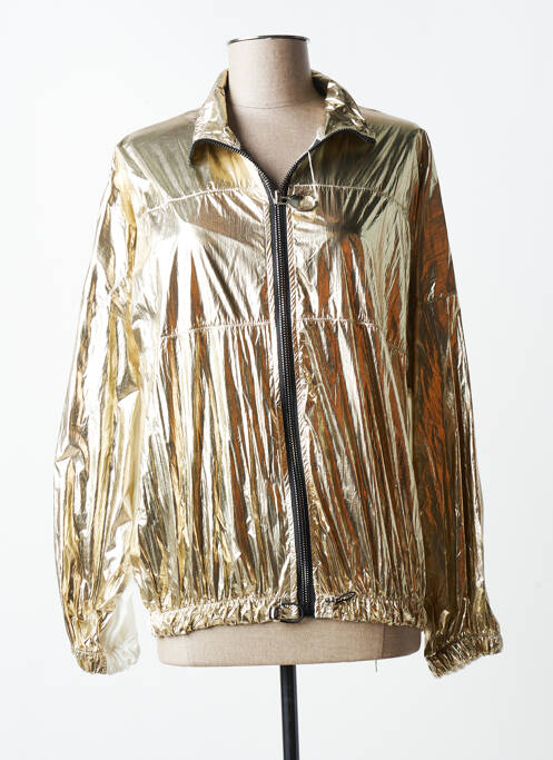 Coupe-vent manches longues sans capuche jaune C.MISSARO femme