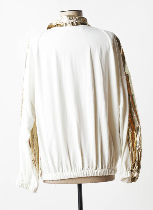 Coupe-vent manches longues sans capuche jaune C.MISSARO femme